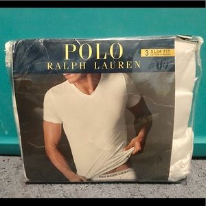 Polo three pack vneck tshirt